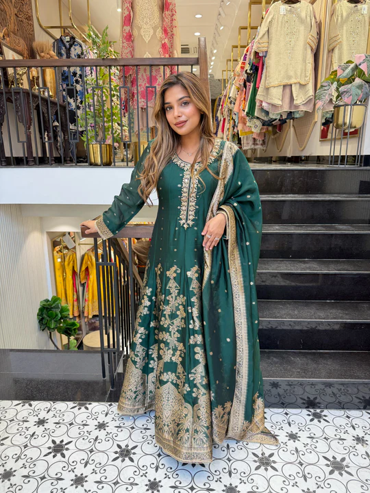 Anarkali kurti wholesale rayon set Ahmedabad
